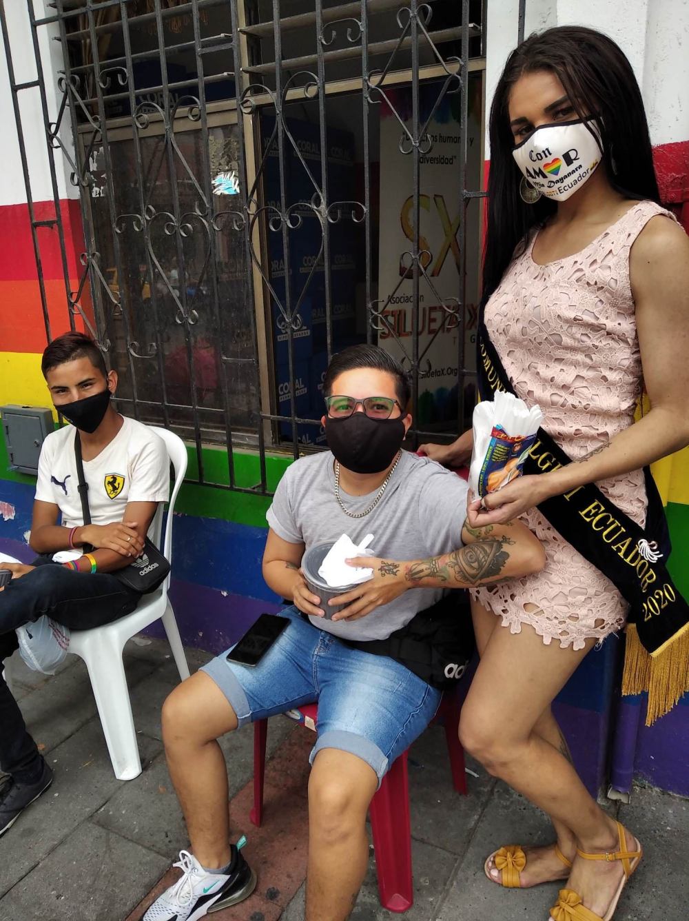 Inauguración del Primer Comedor Comunitario Trans en Guayaquil - Ecuador iniciativa de la Asociación Silueta X (11)